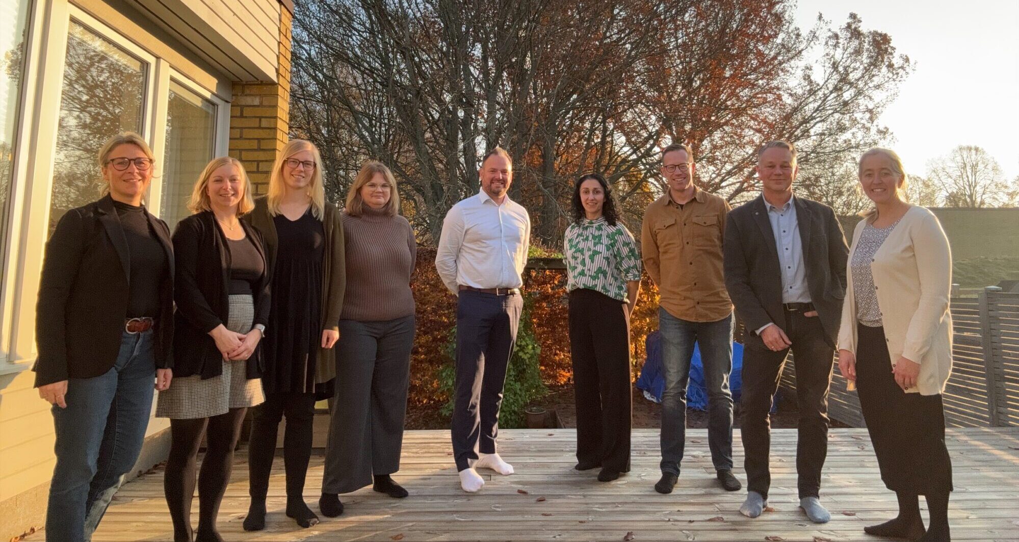 Gruppfoto på styrelsen i Sustainable Småland.